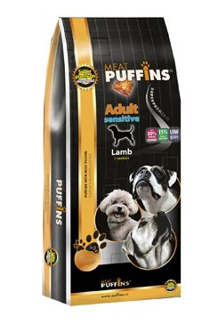 Puffins Dog Adult Sensitive Lamb Rice 1kg