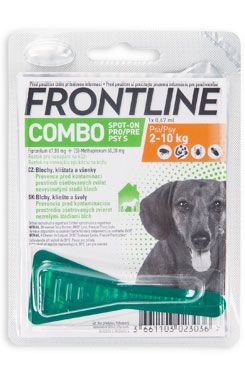 FRONTLINE COMBO spot-on pro psy S (2-10kg)-1x0,67ml