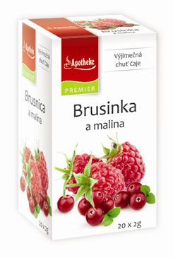 Čaj Apotheke Brusinka a malina 20sacc