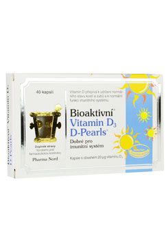 Bioaktivní Vitamin D3 D Pearls 40cps