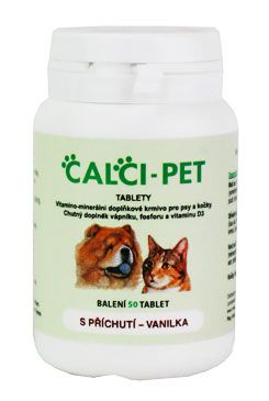 Calci Pet vanilka 50tbl