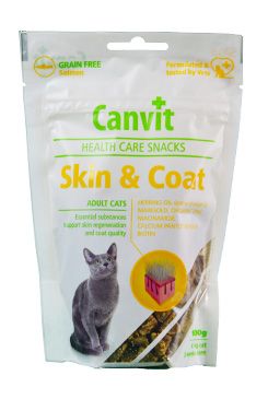 Canvit Snacks  CAT Skin & Coat 100g