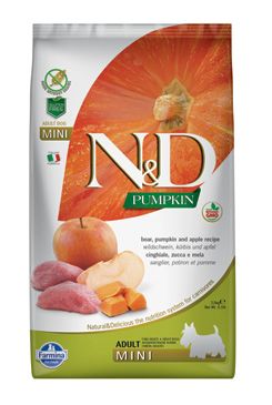 N&D Pumpkin DOG Adult Mini Boar & Apple 800g