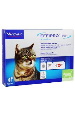 Effipro DUO Cat (1-6kg) 50/60 mg, 4x0,5ml