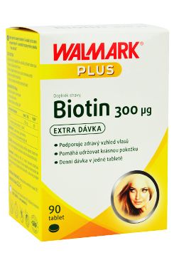 Biotin Walmark 300mcg 90tbl