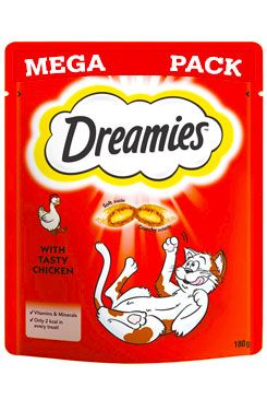 Dreamies kočka pochoutka Mega Pack kuřecí 180g