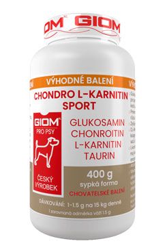 Giom pes Chondro L-karnitin SPORT 400g plv