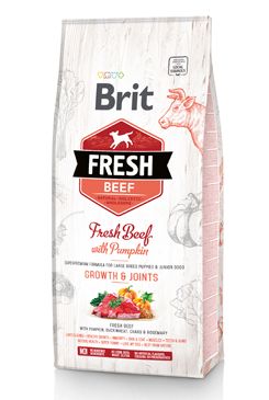 Brit Fresh Dog Beef & Pumpkin Puppy Large 12kg