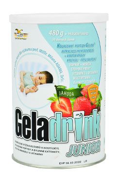 Geladrink Junior jahoda plv 480g